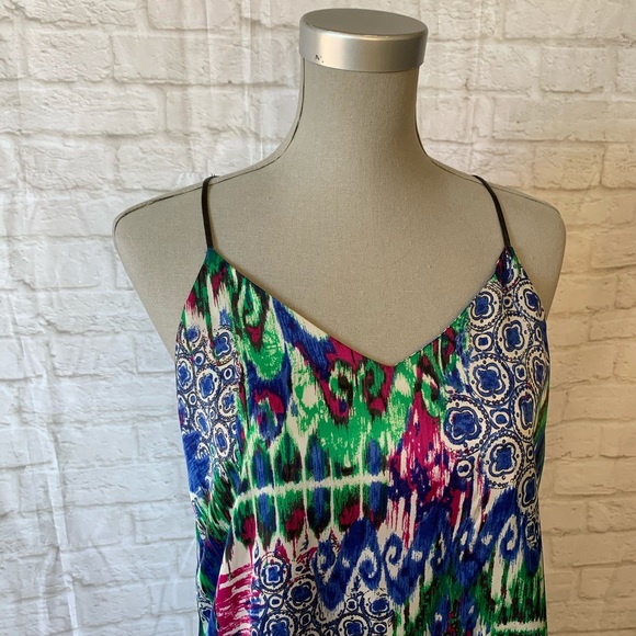 4/$30 🌿 F21 | Blue & Green Multicolour Tank Top - Picture 2 of 9